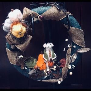 Beautiful autumn wreath